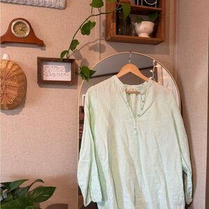 Eileen Fisher Linen Blouse